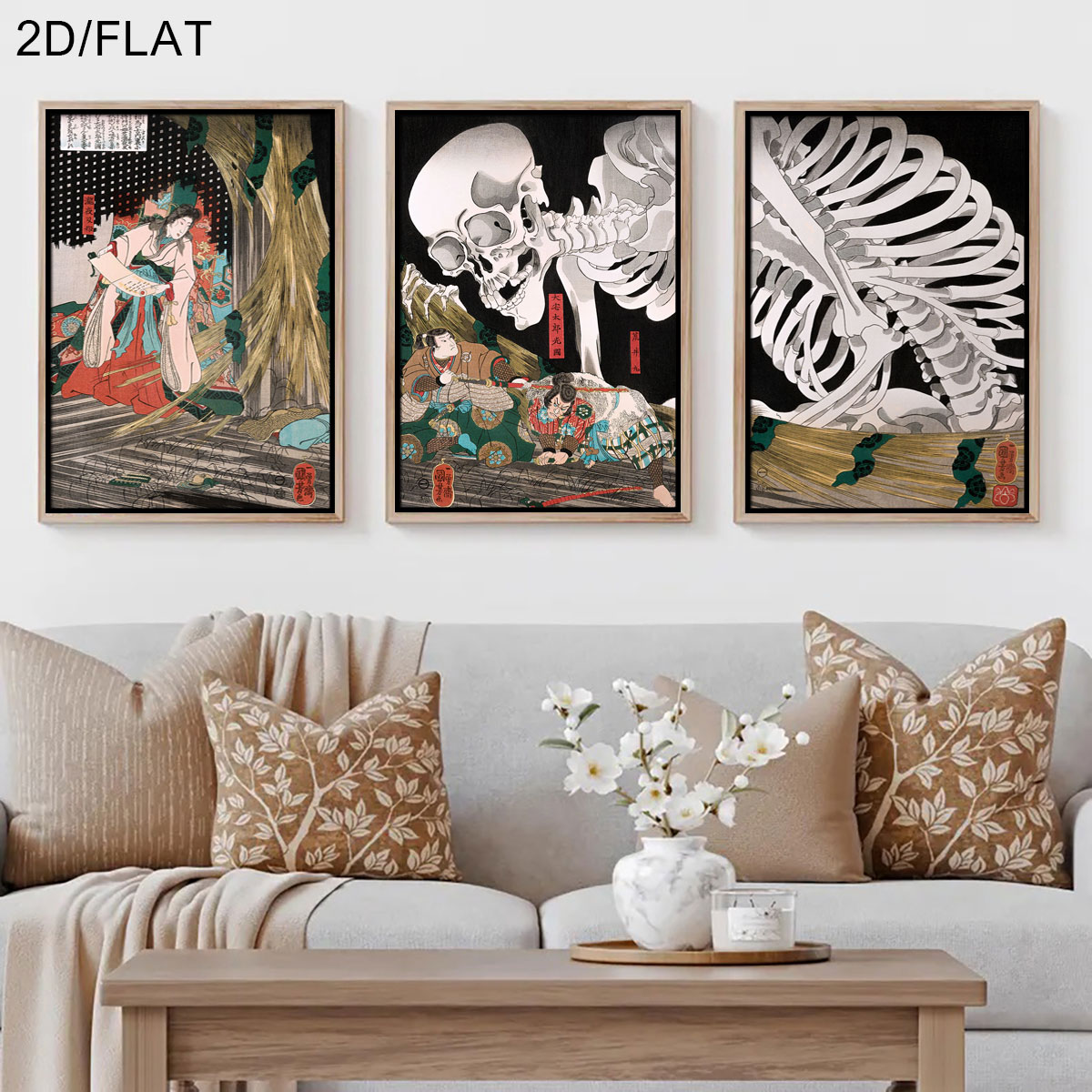 Art Craft House - 3pcs Retro Japanese Takiyasha The Witch
