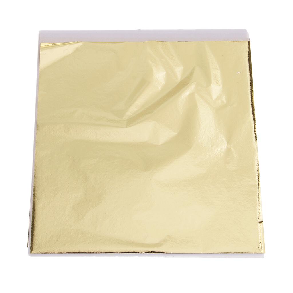 Art Craft In Paper - 100x 14cm Gold Leaf Sheets Gilding