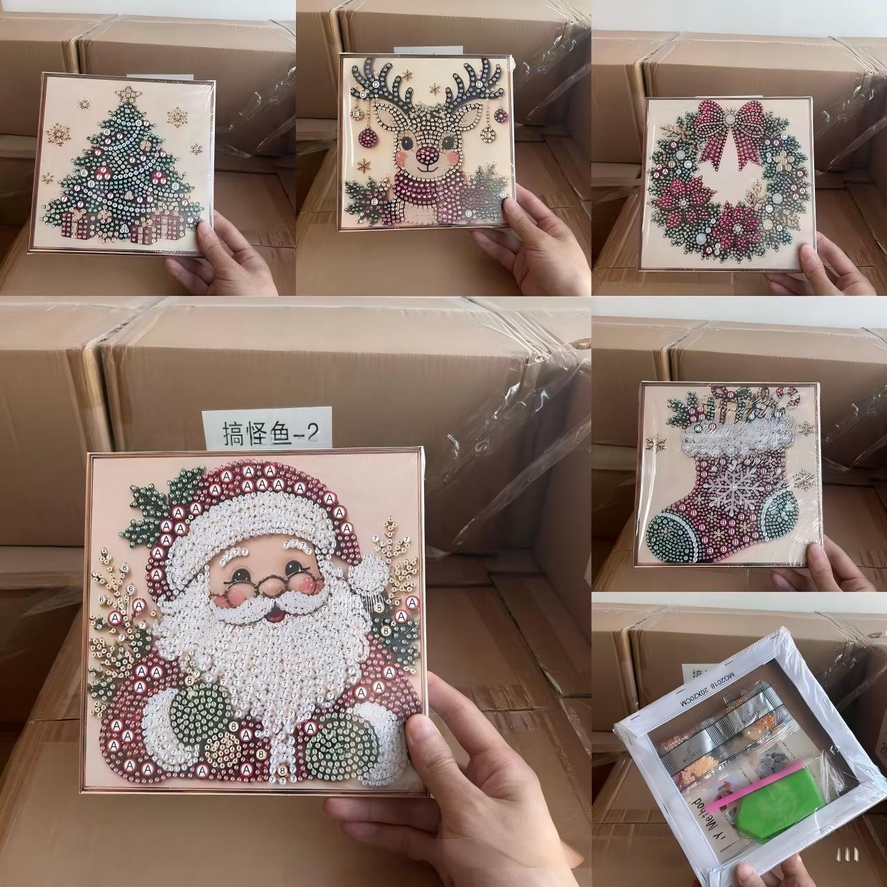 Art Craft For Christmas - Christmas Pearl Diamond Painting Art Kit