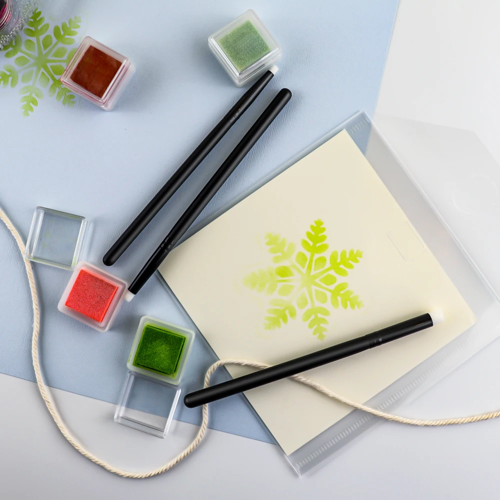 Art Craft Blend - Angled/Flat Tip Mini Detailed Blending Brushes