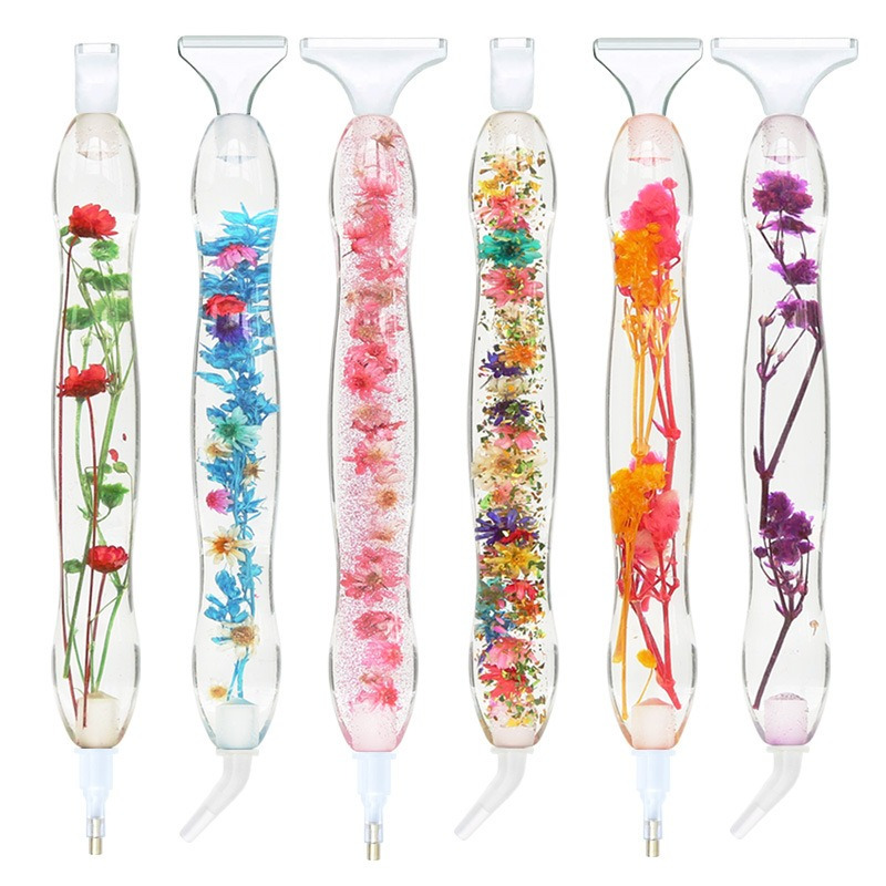Art Craft Flower - 1set Flower Design Resin 5D Diamond