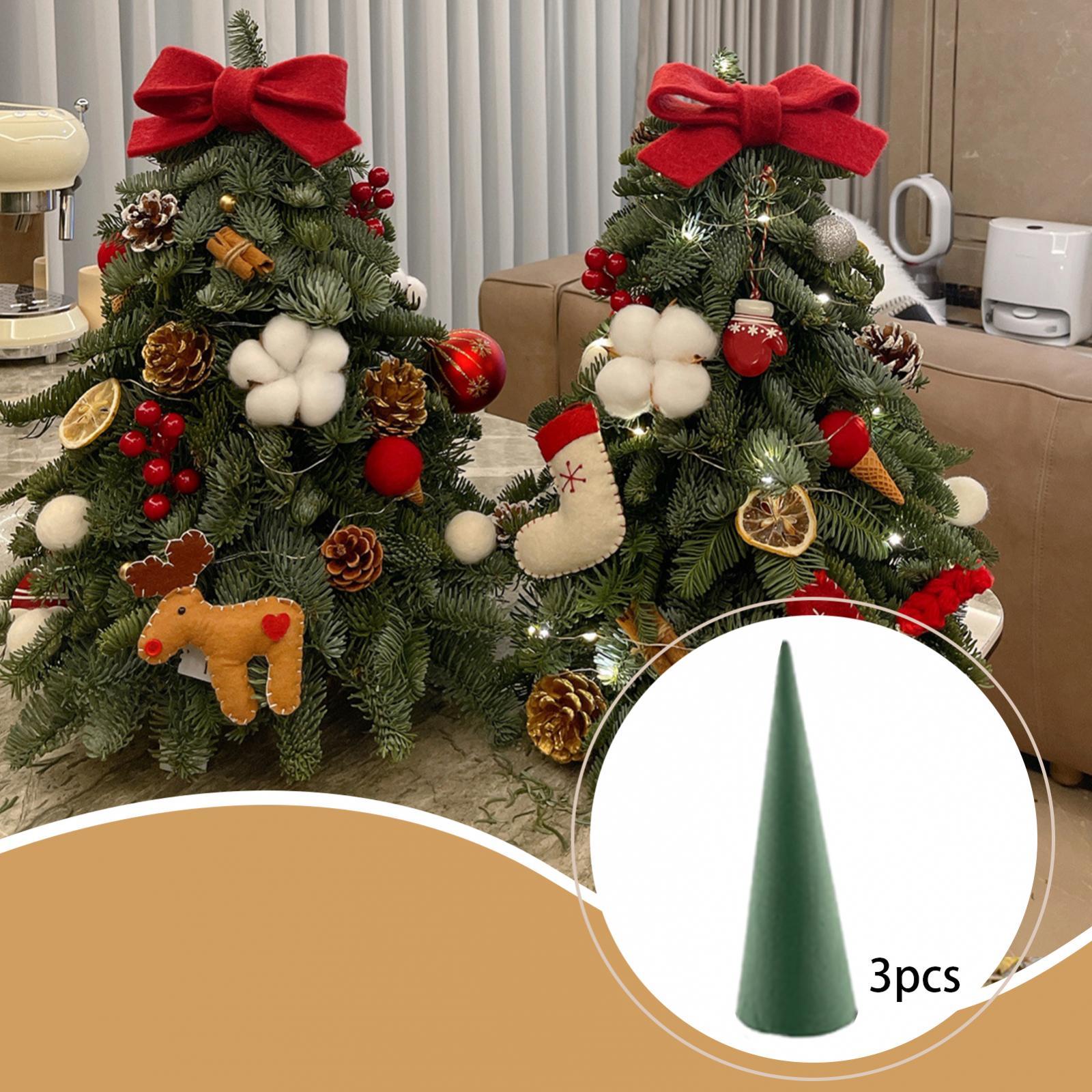 Art Craft For Christmas - Floral Christmas Tree Cone Versatile Portable