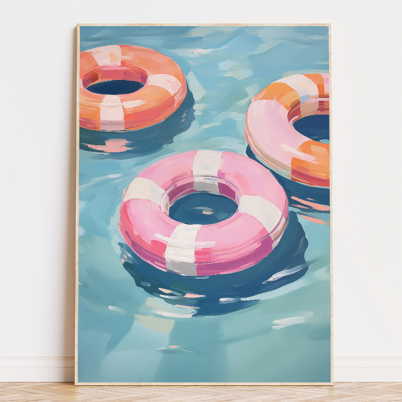 Colorful Pool Float Lifebuoy P - Art Craft House review and price