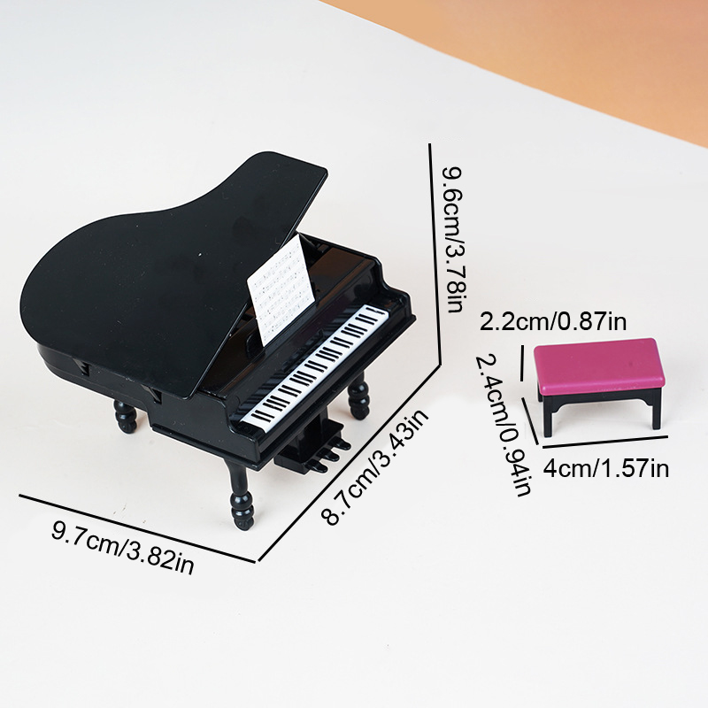 1:12 Dollhouse Miniature Piano - Art Craft House review and price