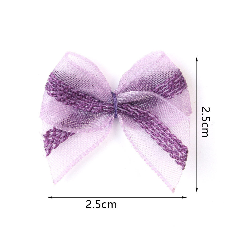 30pcs 2.5x2.5cm Mesh Ribbon Bo - Art Craft Flower review and price