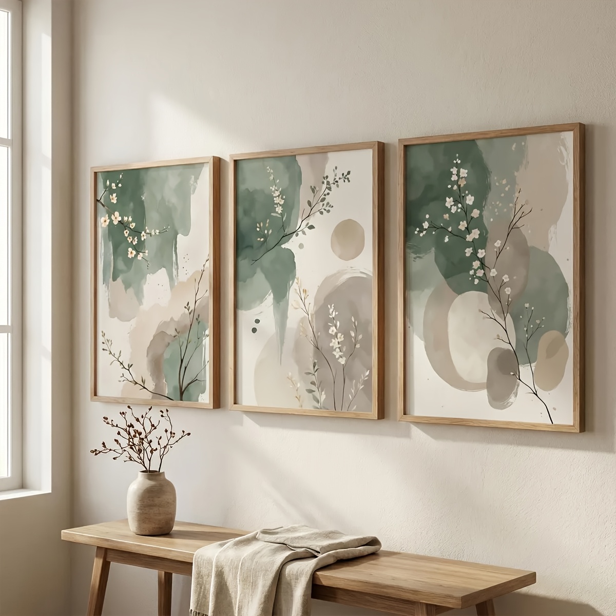 3pcs Japanese-Style Plant Canv - Art Craft House review and price