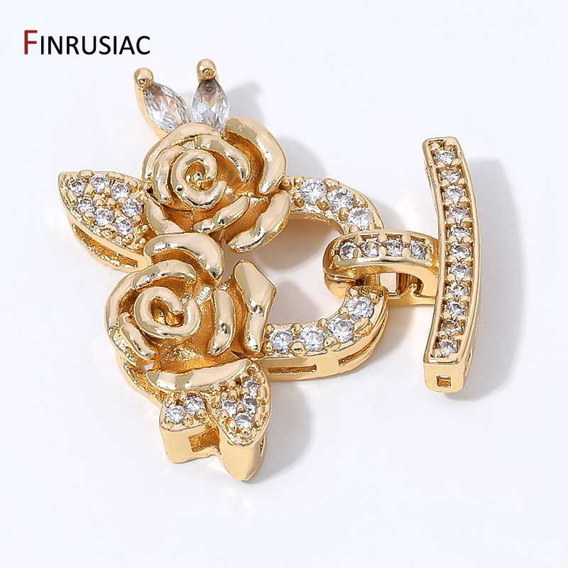 14K Gold Plated Brass Zircon F - Art Craft Flower review and price