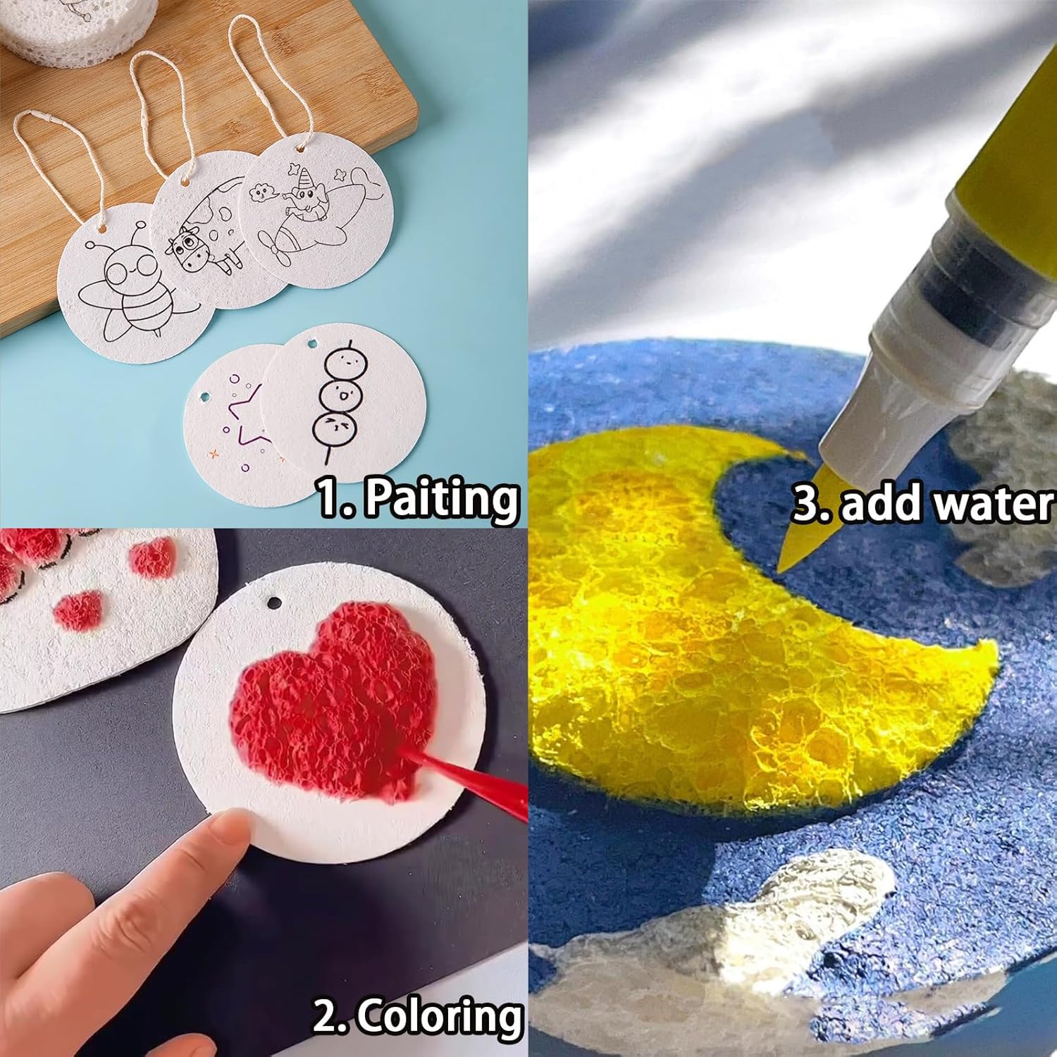 3D Puffy Foam Texture Painting - Art Craft In Paper review and price