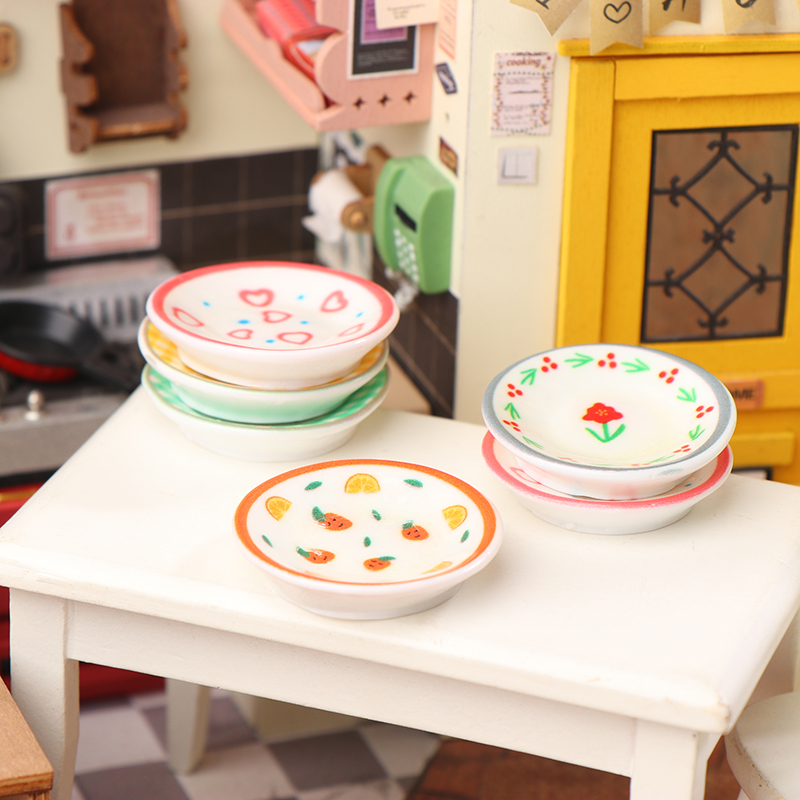 5Pcs 1/12 Dollhouse Mini Plate - Art Craft House review and price