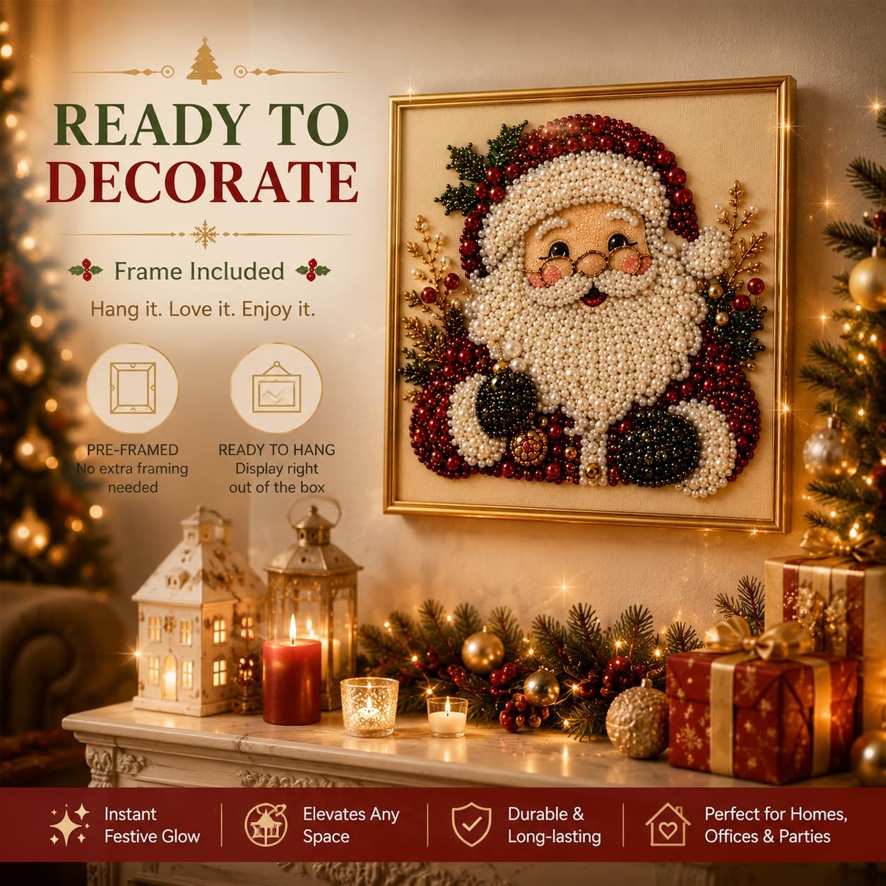 DIY Christmas Pearl Diamond Pa - Art Craft For Christmas review and price