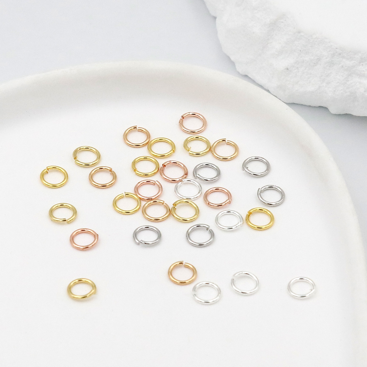 50-100 pcs/lot 3-10mm 925 Silv - Art Craft Gifts review and price