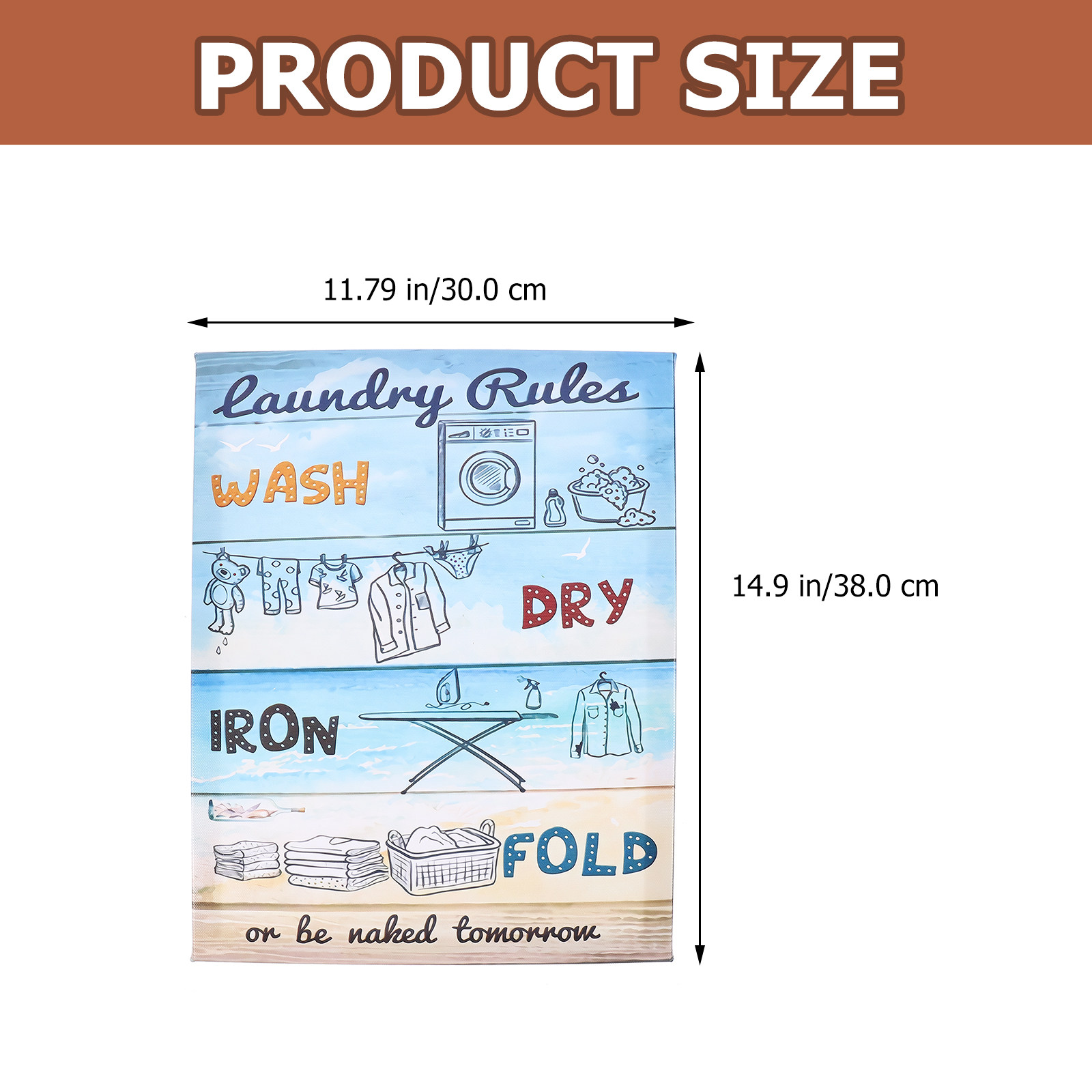 Laundry Rules Canvas Wall Art  - Art Craft Decoration Ideas review and price