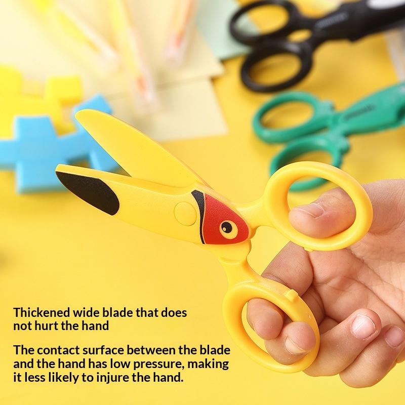 3Pcs Kids Plastic Scissors Cut - Art Craft For Preschool review and price
