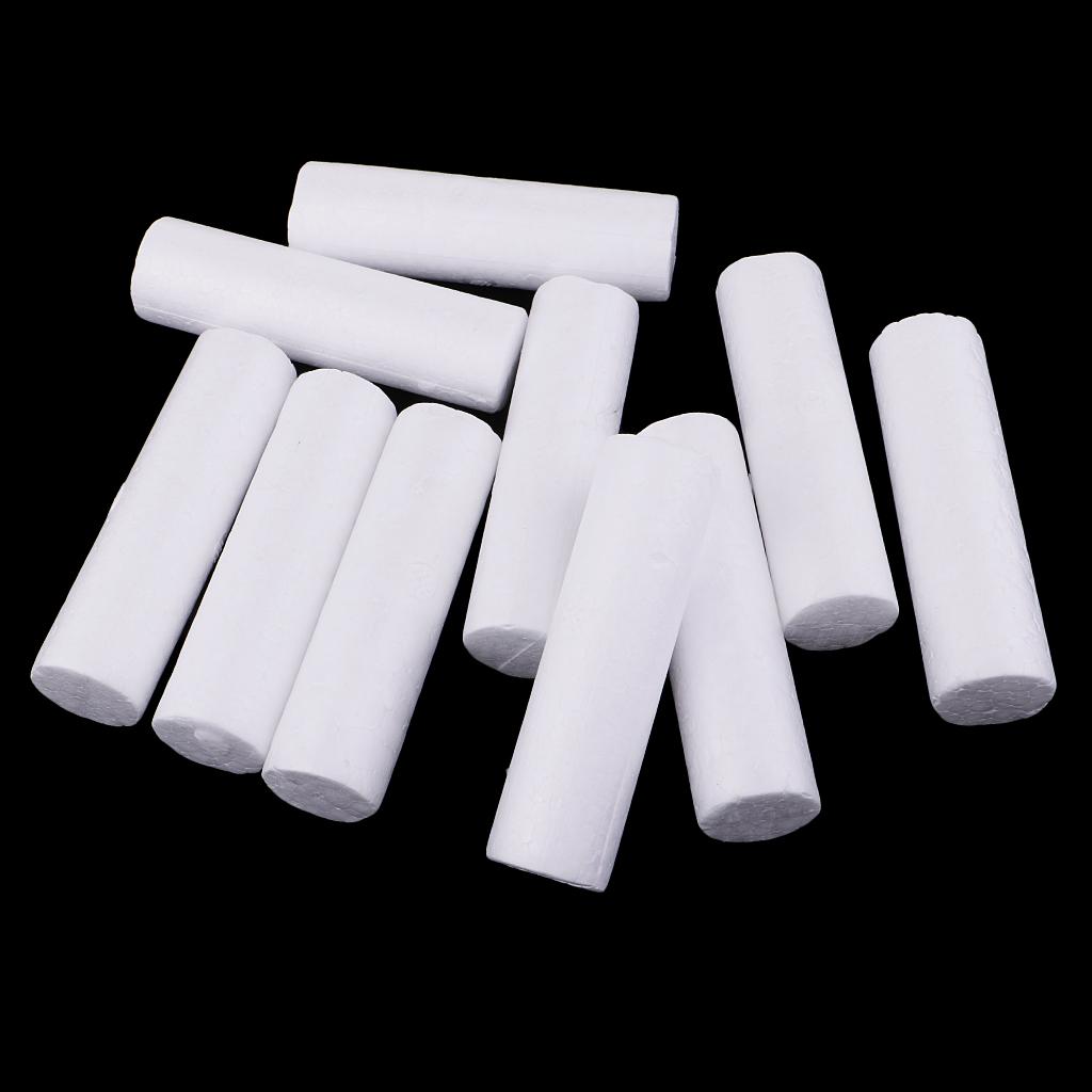 10 Pieces Blank White Cylinder - Art Craft For Christmas review and price