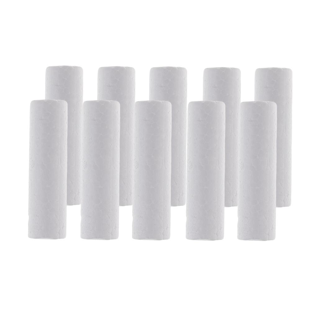 10 Pieces Blank White Cylinder - Art Craft For Christmas review and price