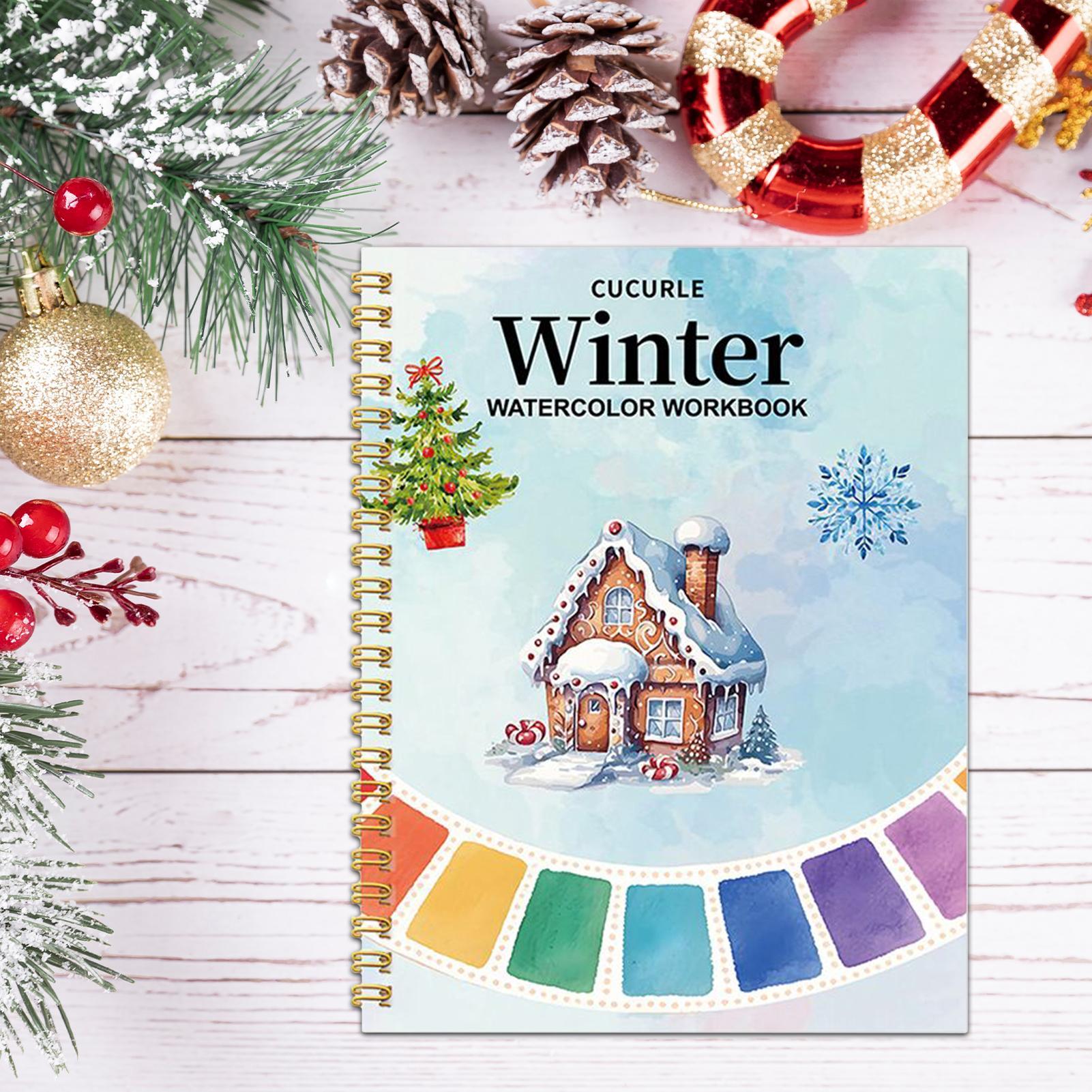 Beginner Watercolor Workbook C - Art Craft For Christmas review and price