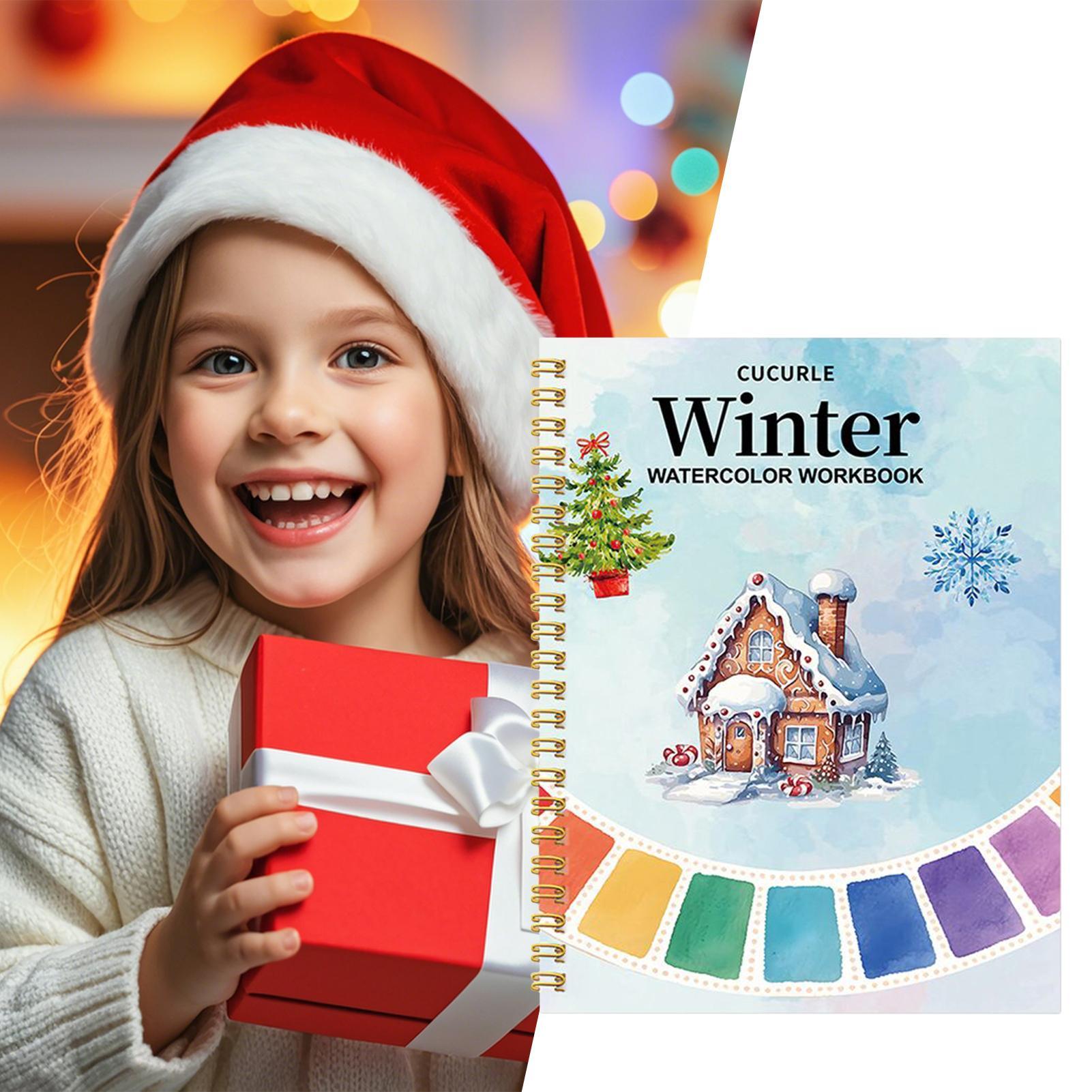 Beginner Watercolor Workbook C - Art Craft For Christmas review and price