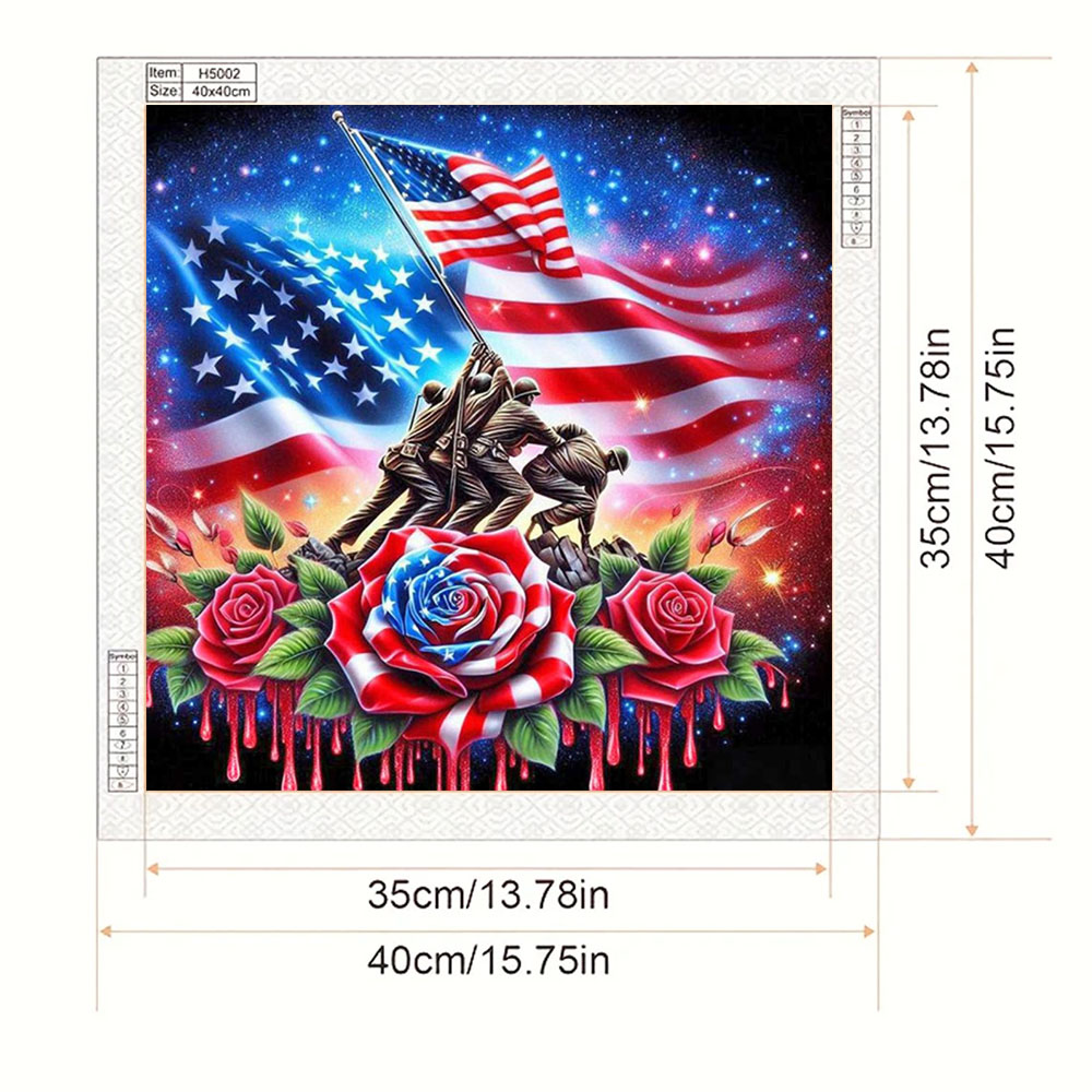 Warrior and Flower Pattern Dia - Art Craft Flower review and price