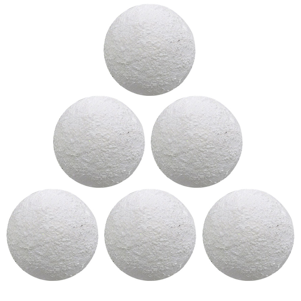 6Pcs White Xmas Ball Solid Den - Art Craft For Christmas review and price