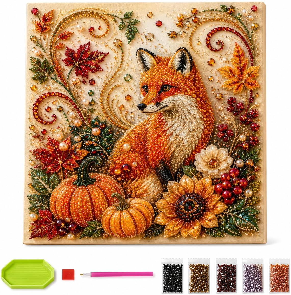 Autumn Diamond Pearl Painting  - Art Craft Flower review and price