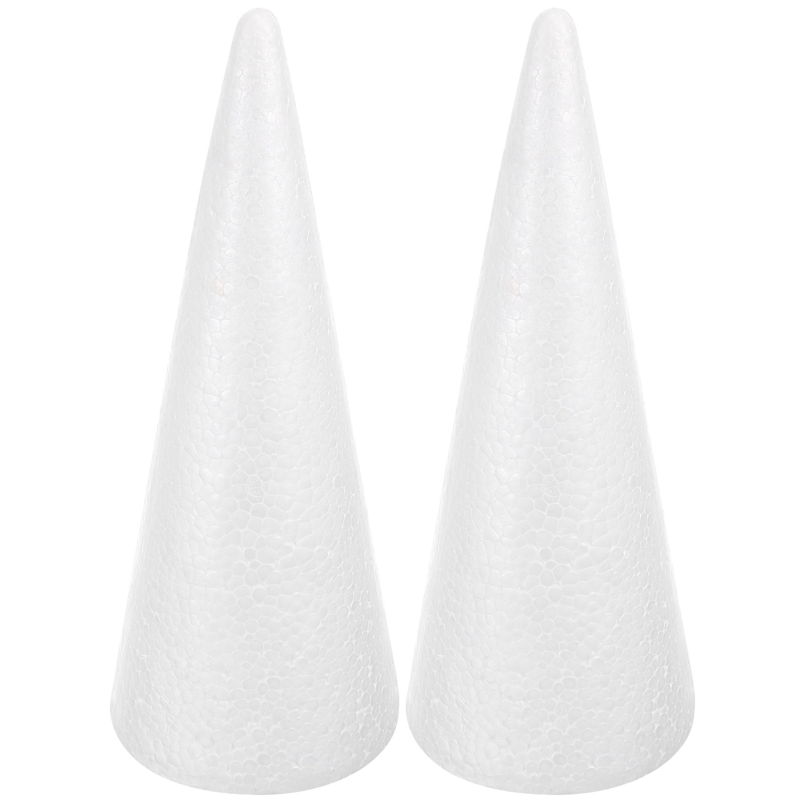 2Pcs White Polystyrene Foam Co - Art Craft For Preschool review and price