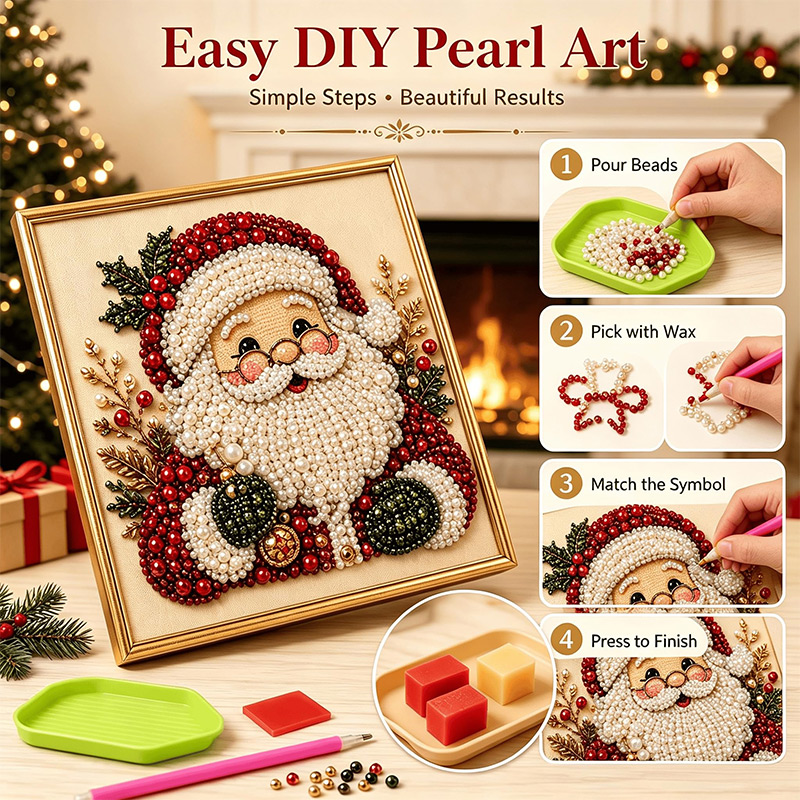 Christmas Pearl Diamond Painti - Art Craft For Christmas review and price