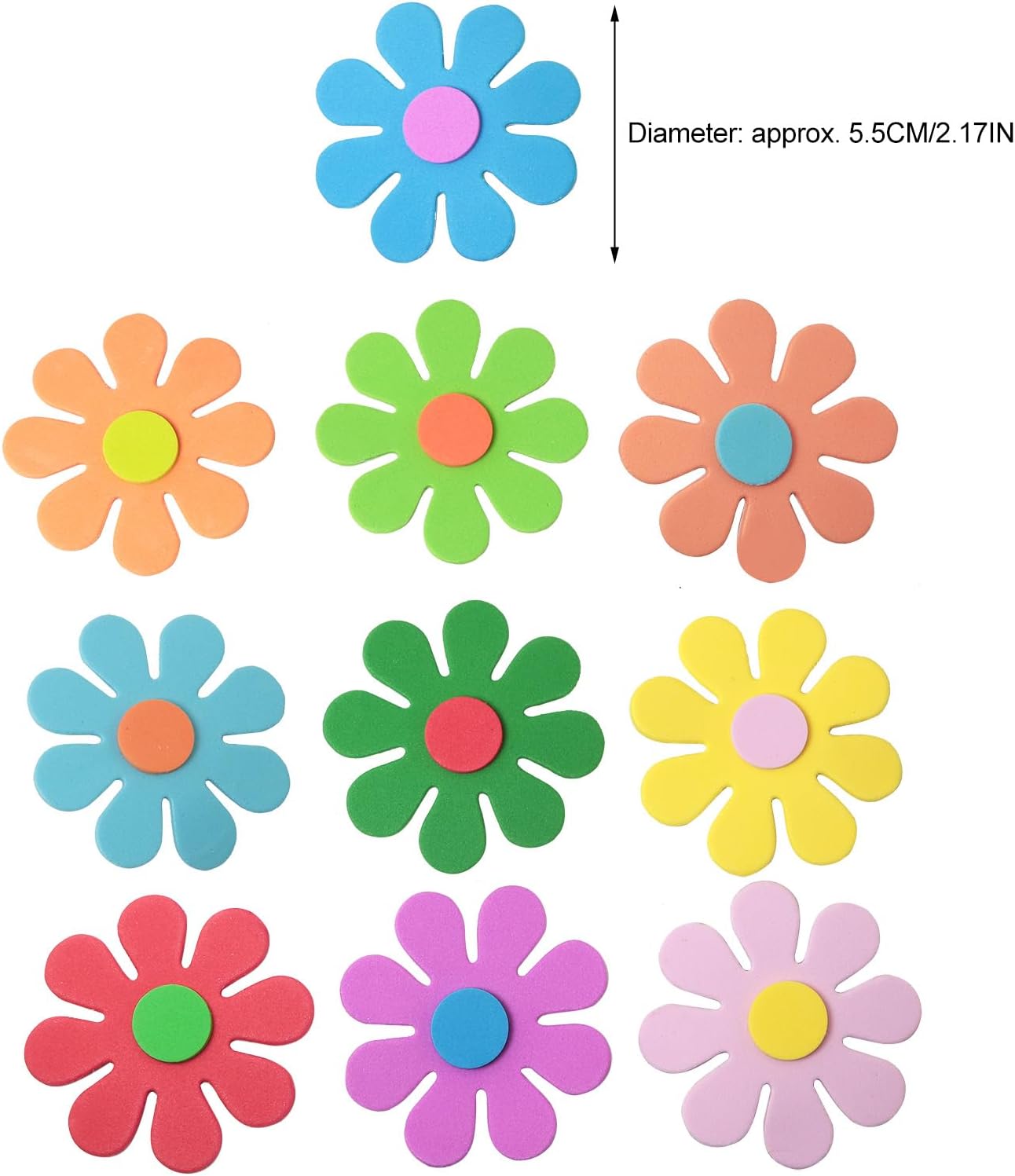 3D flower foam stickers Spring - Art Craft Flower review and price
