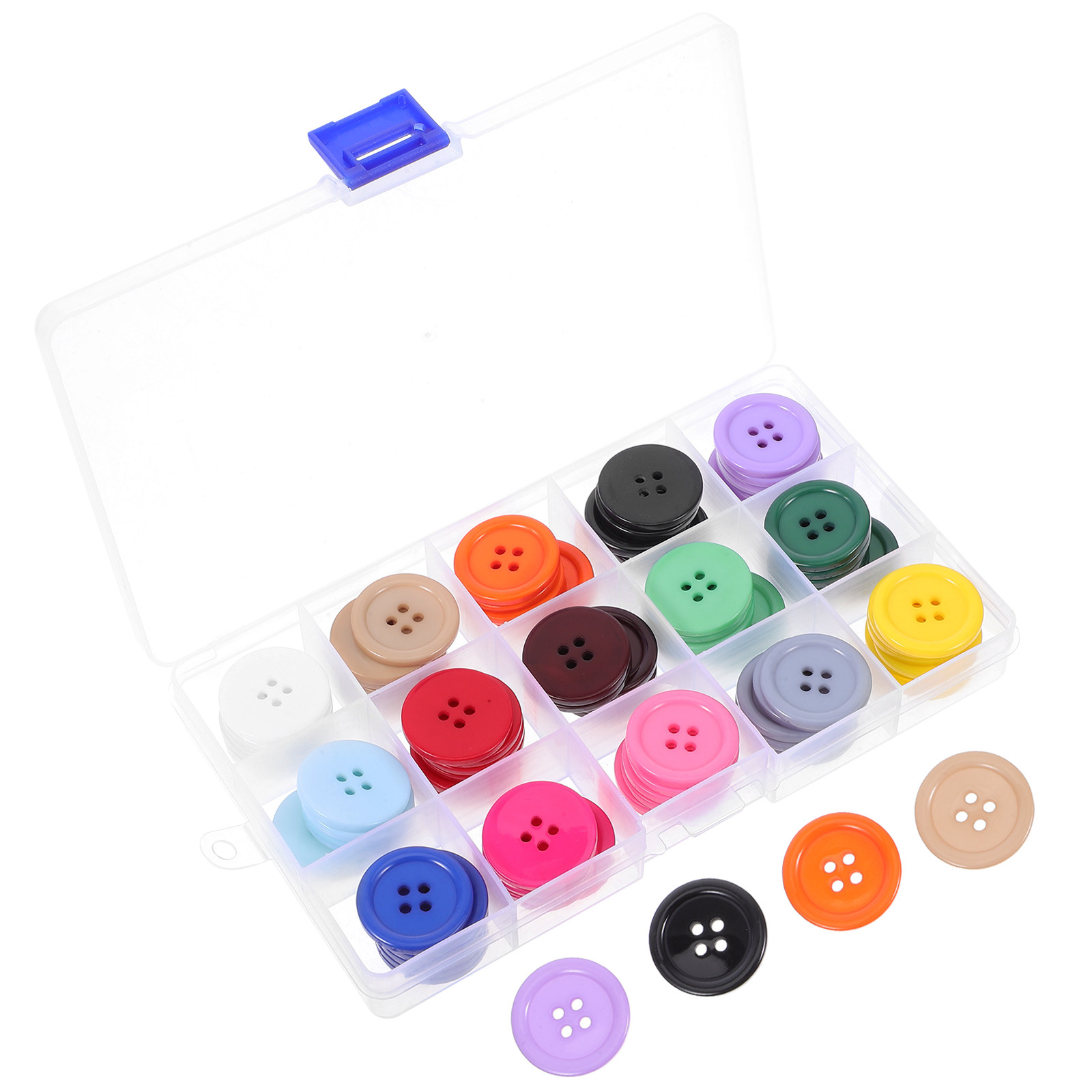 90Pcs Colorful Resin Buttons A - Art Craft For Preschool review and price