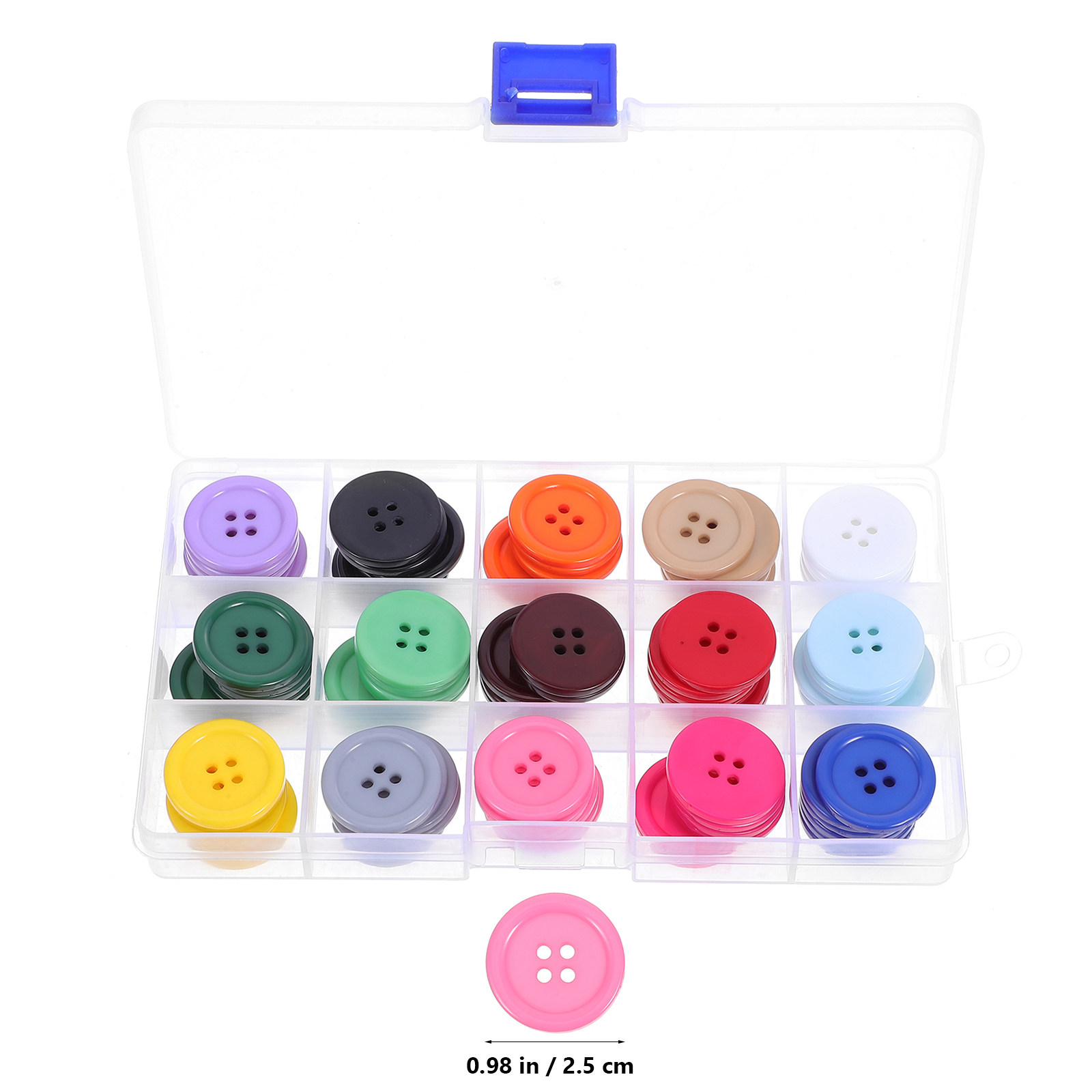 90Pcs Colorful Resin Buttons A - Art Craft For Preschool review and price