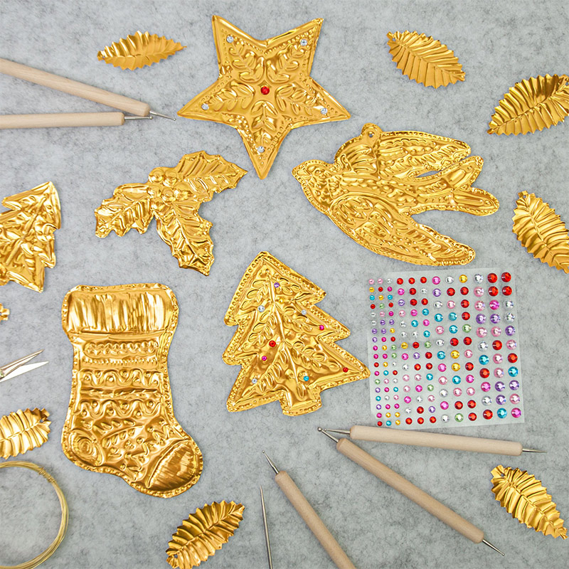 DIY Gold Foil Art Relief Chris - Art Craft In Paper review and price