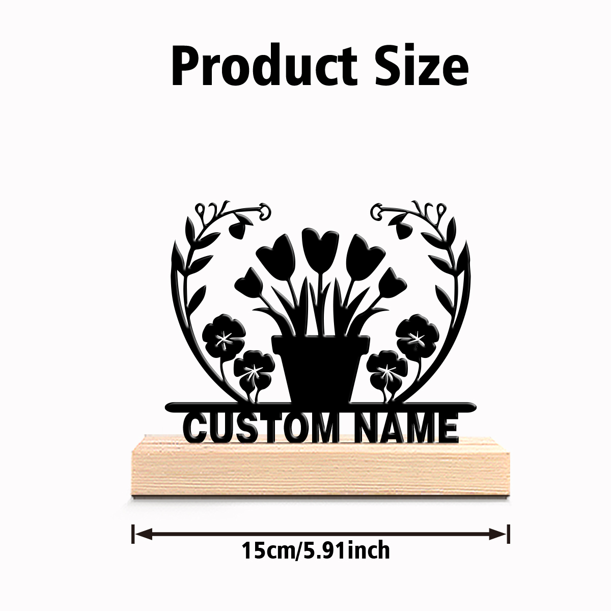 1pc flower grass Custom Text I - Art Craft Flower review and price