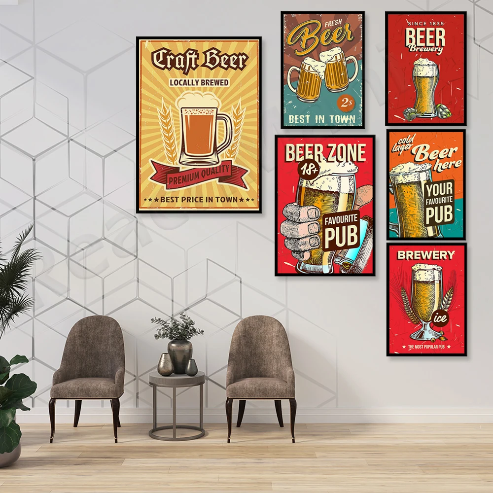 Favorite pub poster, brewery,  - Art Craft Decoration Ideas review and price