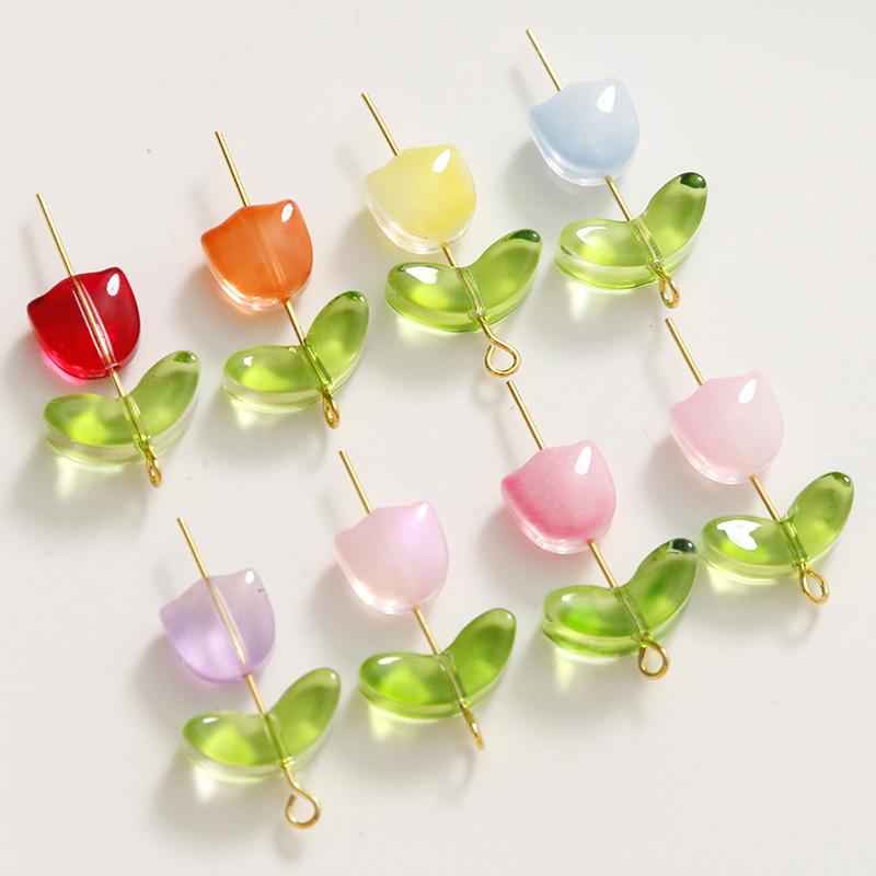 Lampwork  Flower Beads 30Pcs M - Art Craft Flower review and price