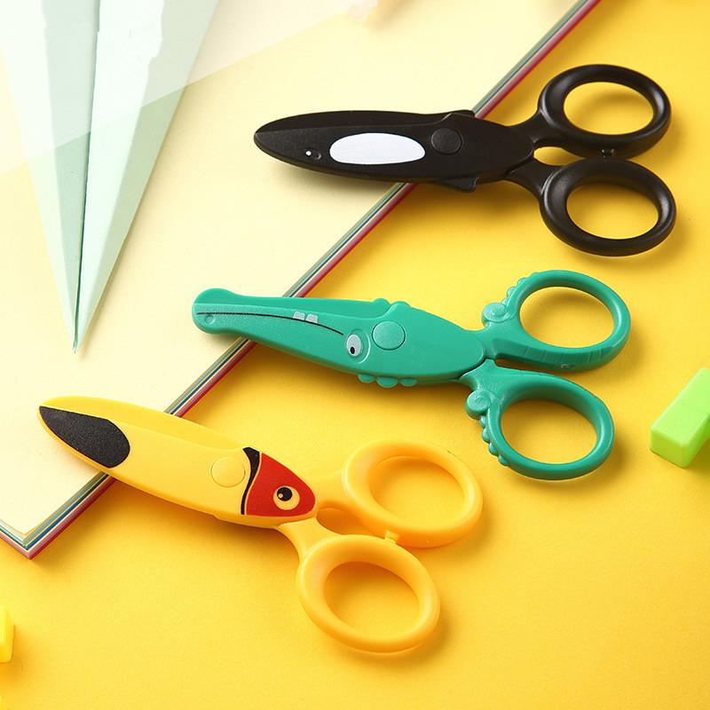 *3Pcs Kids Plastic Scissors Cu - Art Craft For Preschool review and price