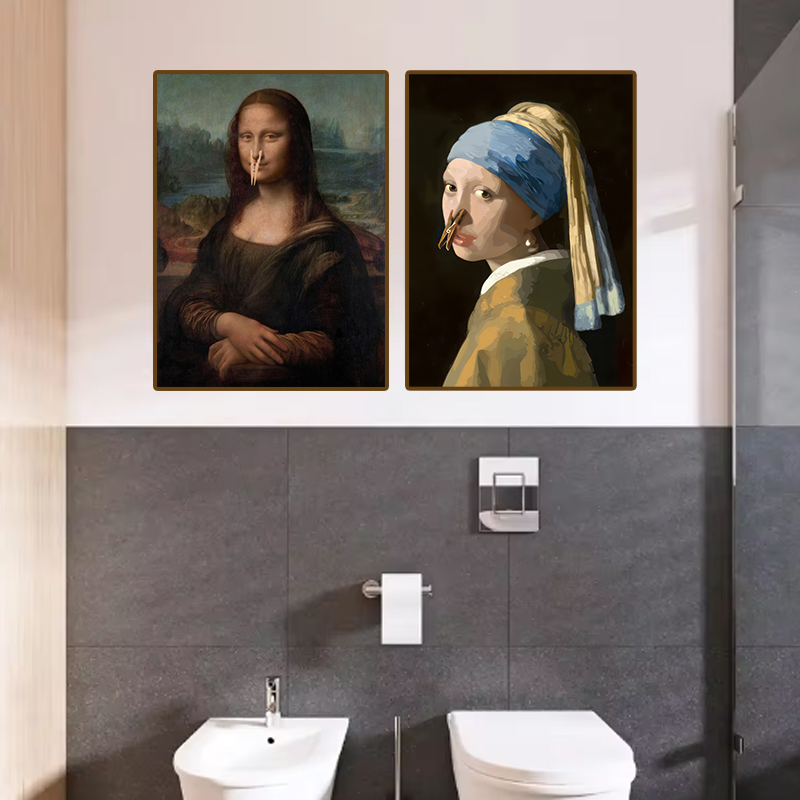 1pc Funny Abstract Bathroom To - Art Craft House review and price