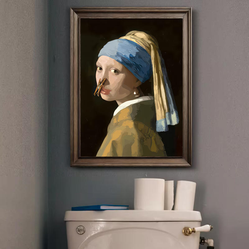 1pc Funny Abstract Bathroom To - Art Craft House review and price