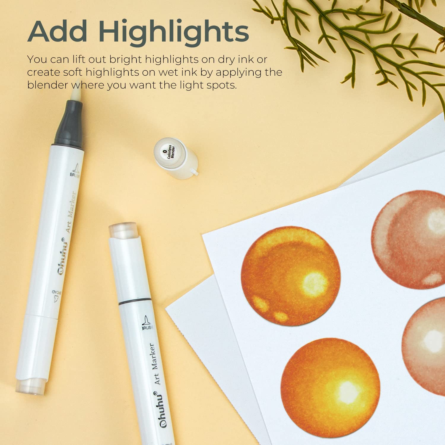 Ohuhu Honolulu Colorless Blend - Art Craft Blend review and price