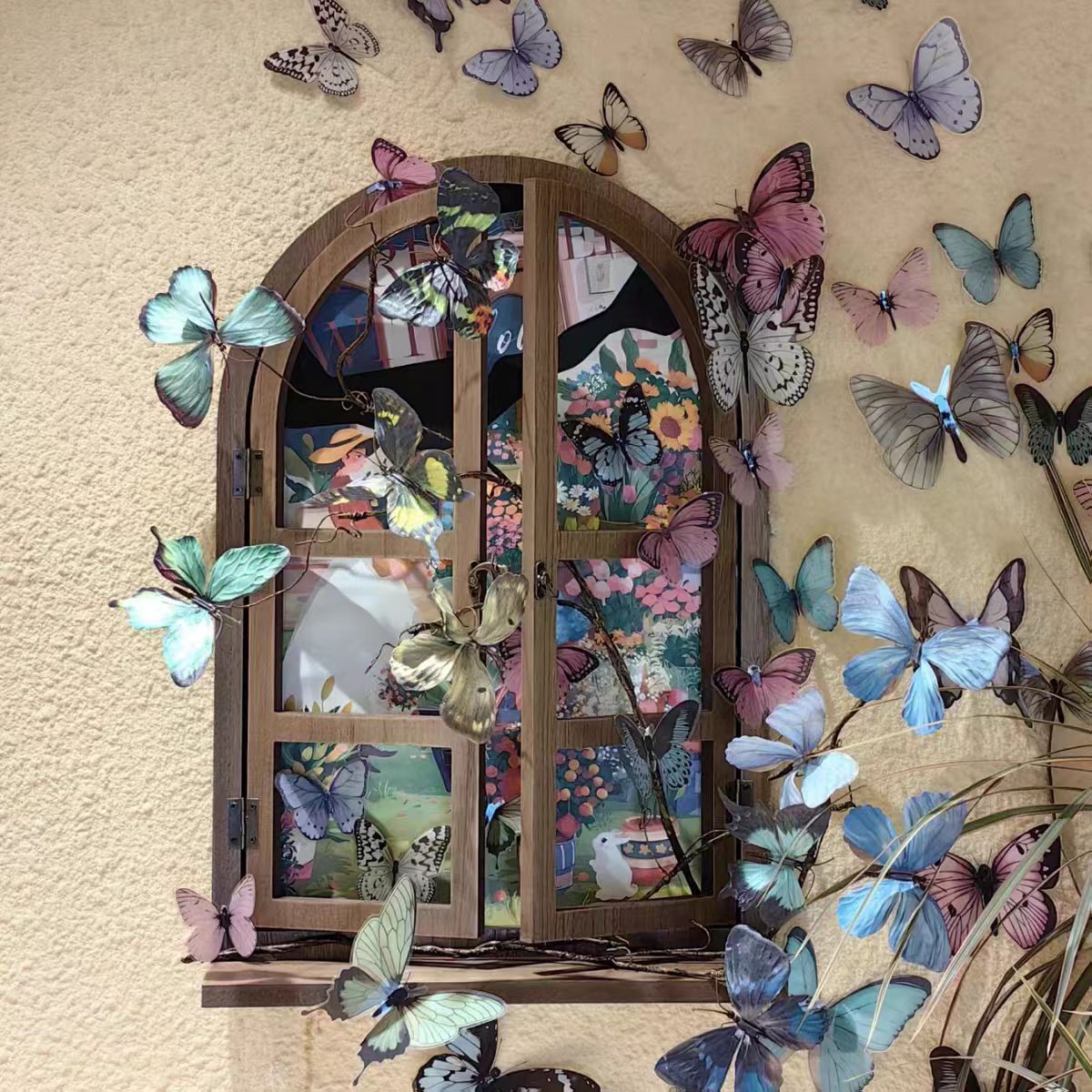 12pcs 3D Butterfly Wall Sticke - Art Craft Halloween review and price