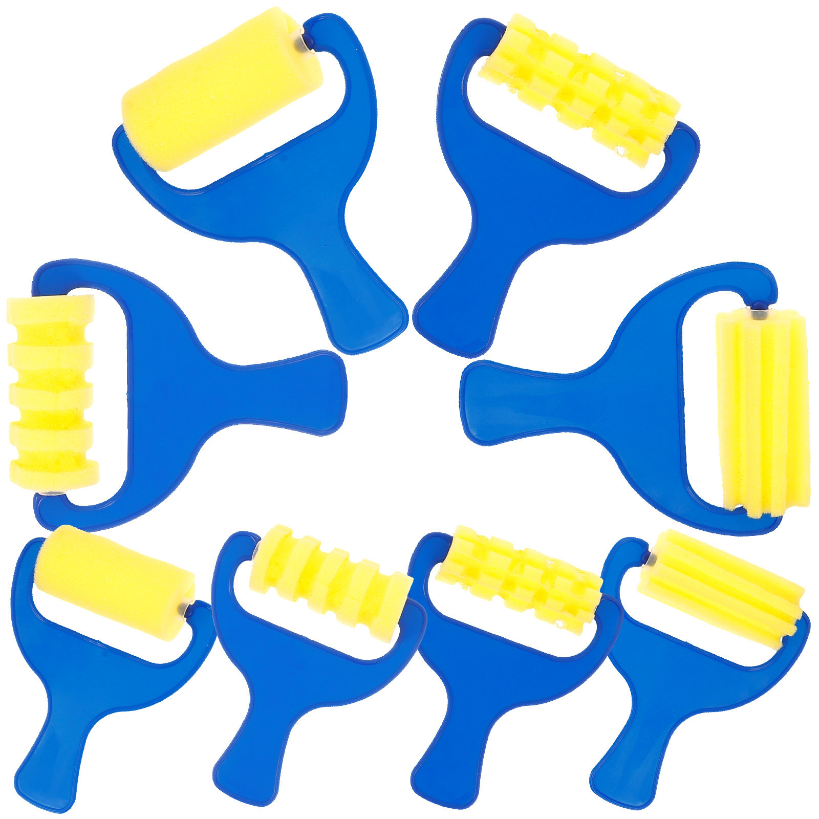 8Pcs Sponge Paint Roller Set C - Art Craft For Preschool review and price