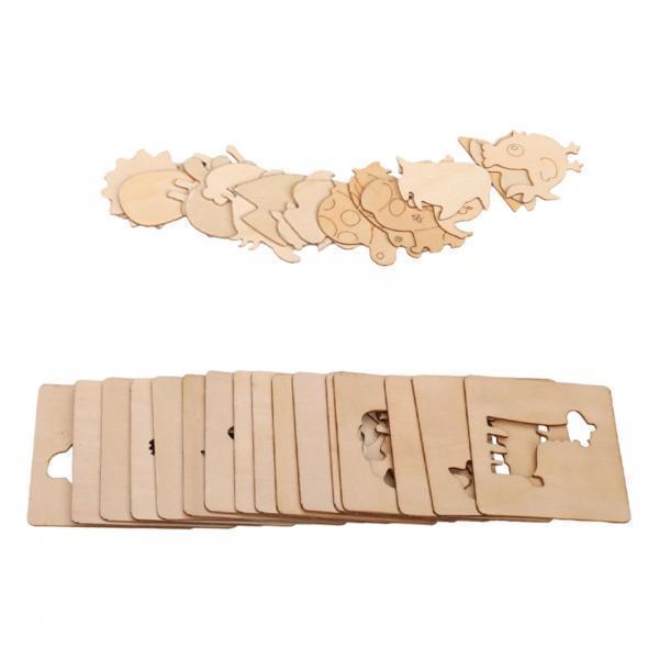 Kids Drawing Stencils Wooden R - Art Craft For Preschool review and price