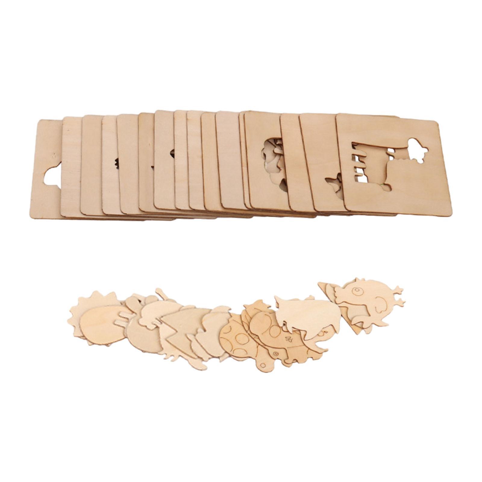 Kids Drawing Stencils Wooden R - Art Craft For Preschool review and price
