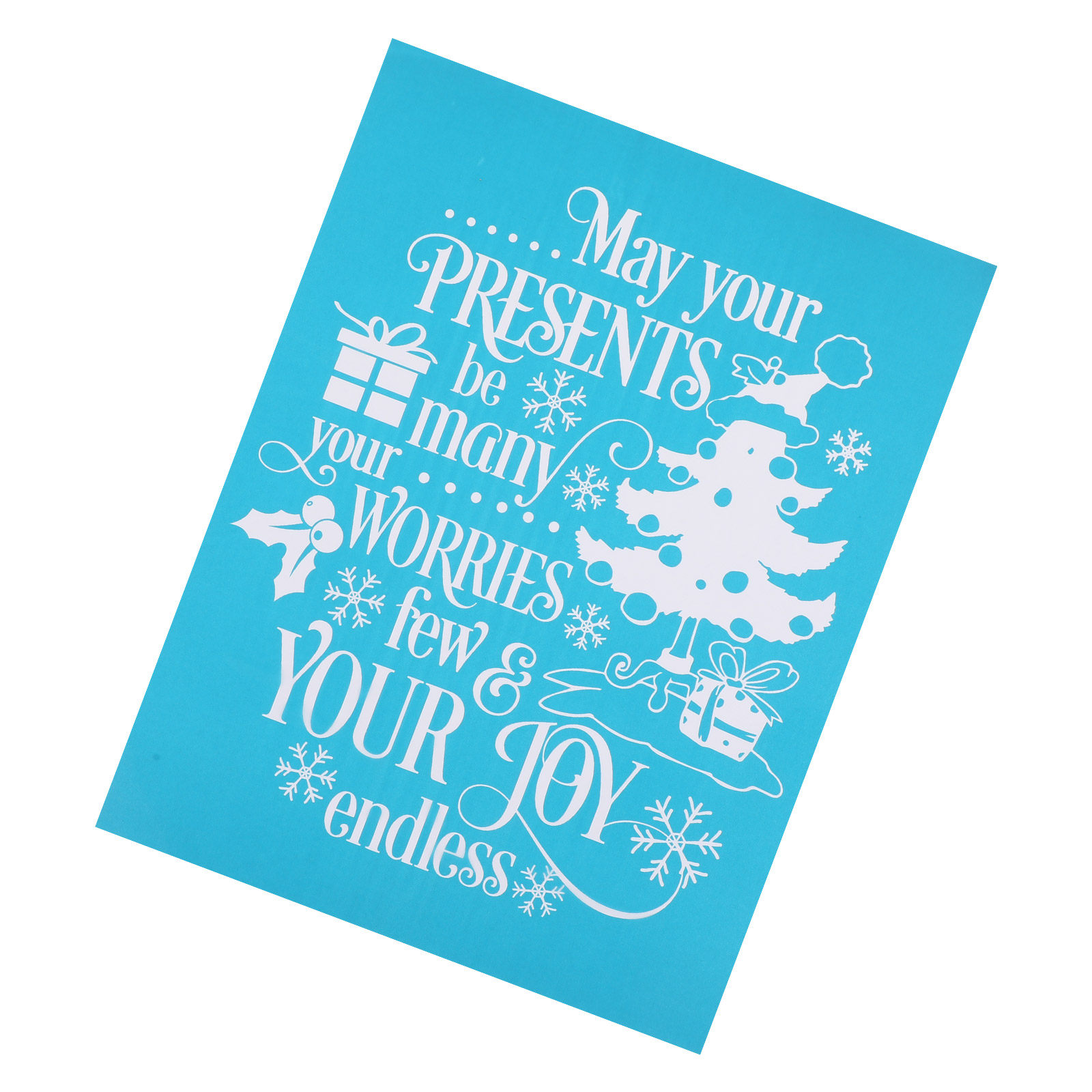 Christmas Self Adhesive Stenci - Art Craft For Christmas review and price