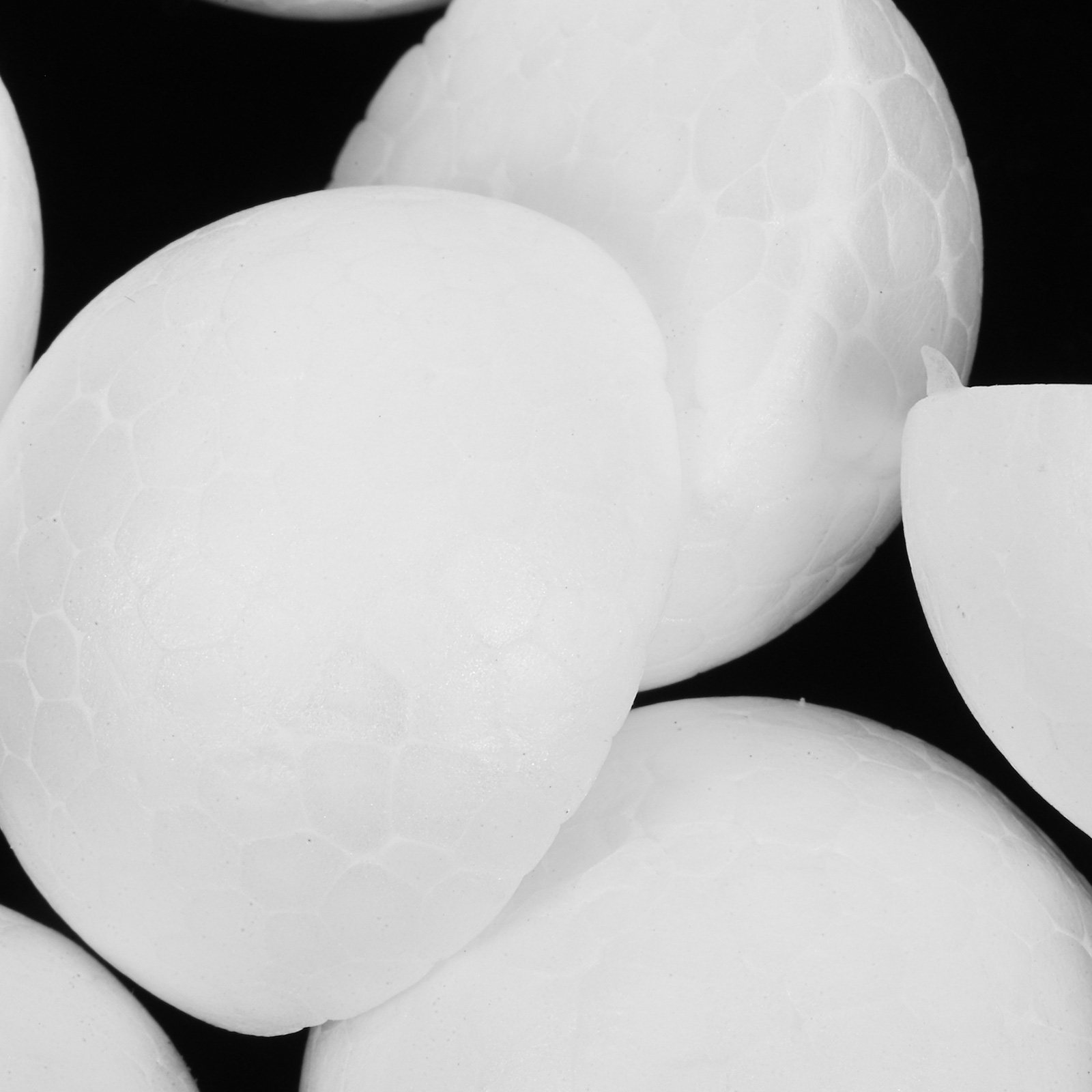 200Pcs Foam Half Balls White S - Art Craft For Preschool review and price