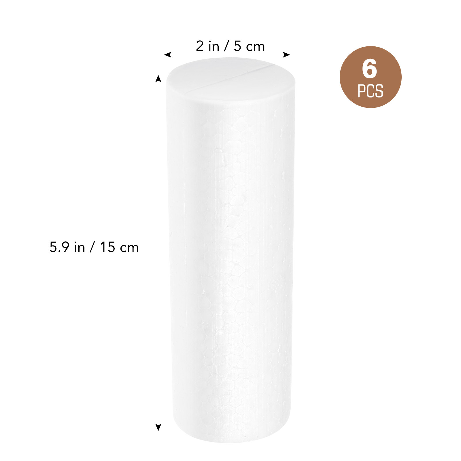 6Pcs Foam Cylinder Crafts Prem - Art Craft For Christmas review and price