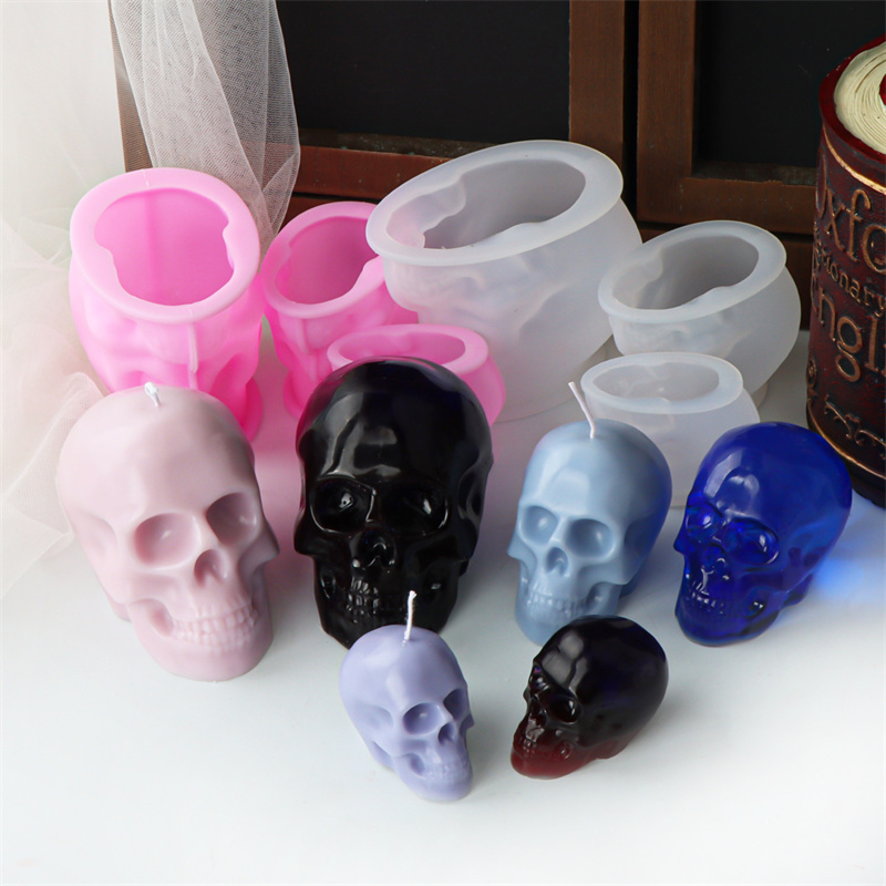 White and Pink Skull Candle Mo - Art Craft Halloween review and price