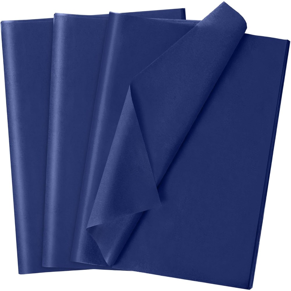120 Sheets Navy Blue Tissue Pa - Art Craft Gifts review and price