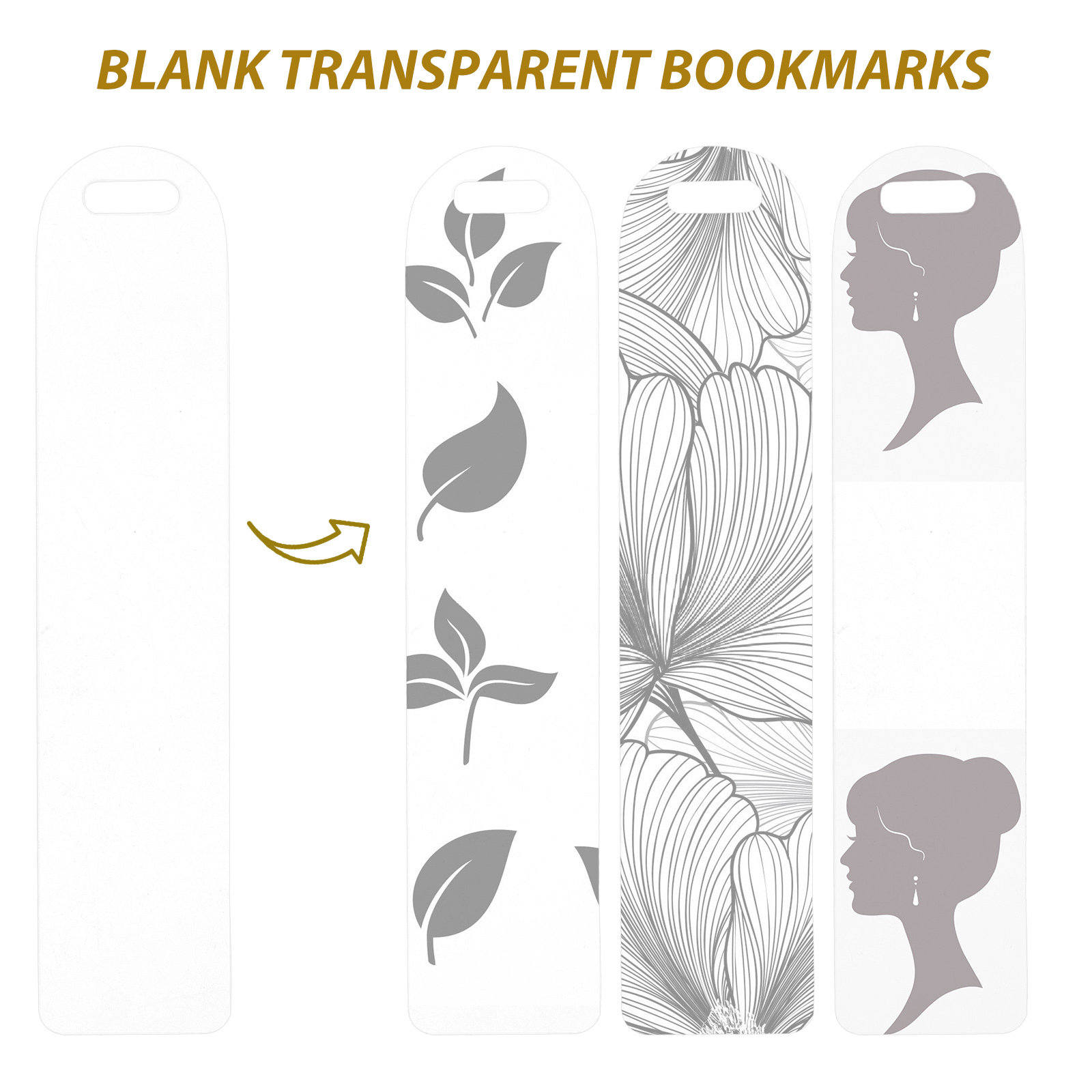 10Pcs Clear Acrylic Bookmarks  - Art Craft Decoration Ideas review and price