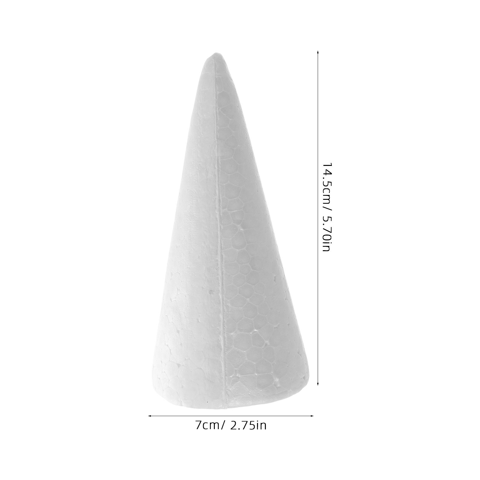 12pcs Foam Cones 15Cm White Di - Art Craft For Christmas review and price