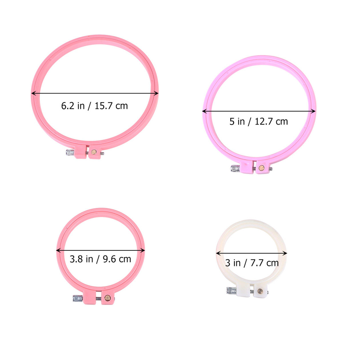 4Pcs Adjustable Embroidery Hoo - Craft And Art Difference review and price