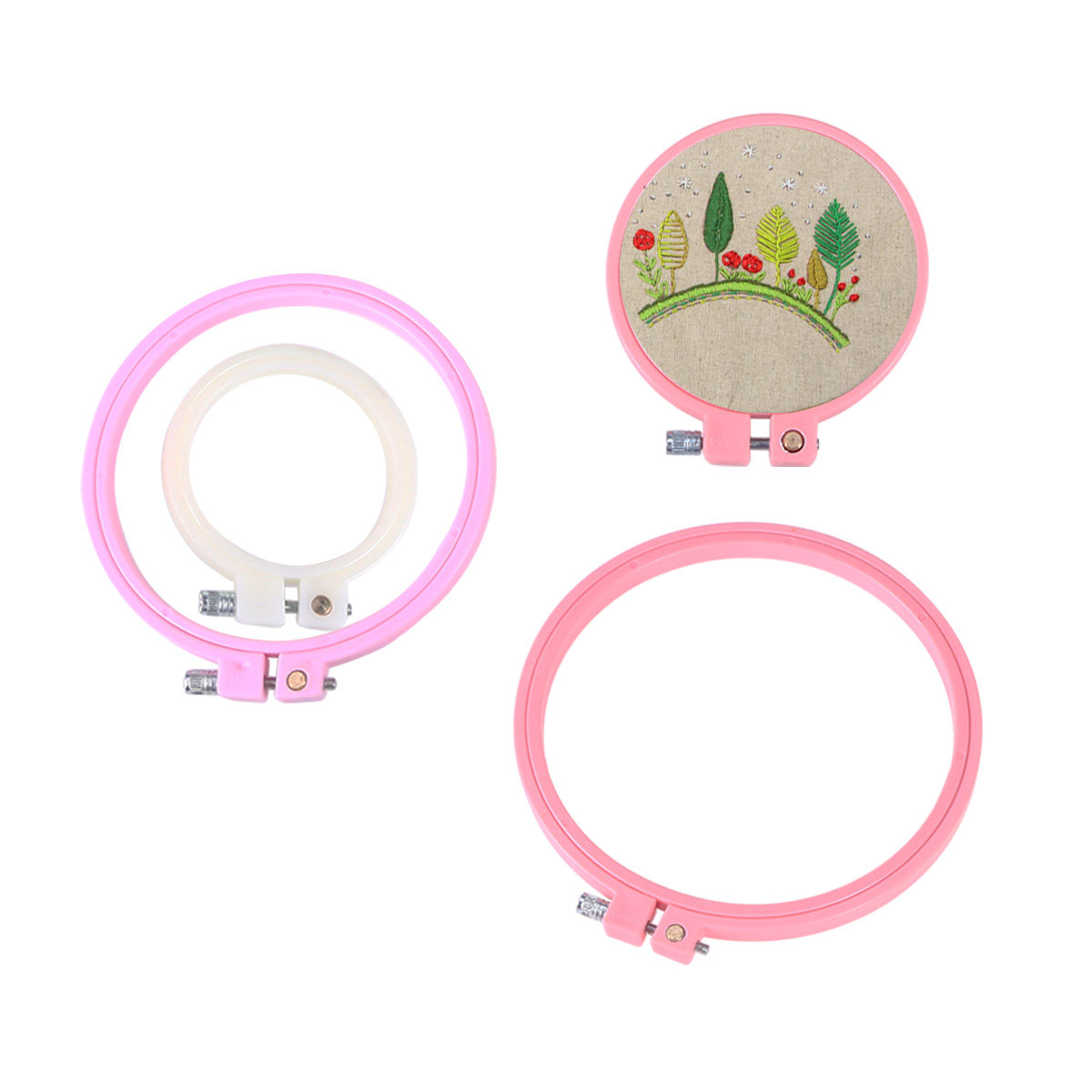 4Pcs Adjustable Embroidery Hoo - Craft And Art Difference review and price